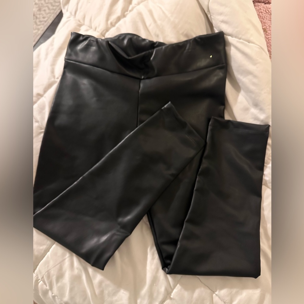 NEW W/Tags Faux Leather Leggings XL
